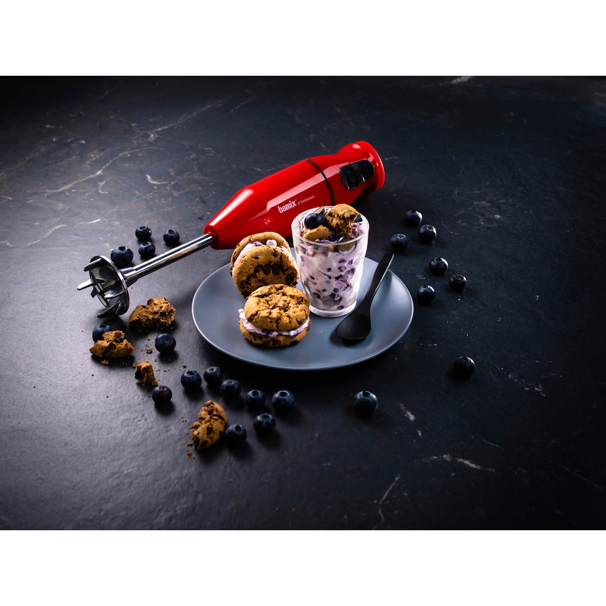Bamix Cordless Handblender 10,8 volt Red