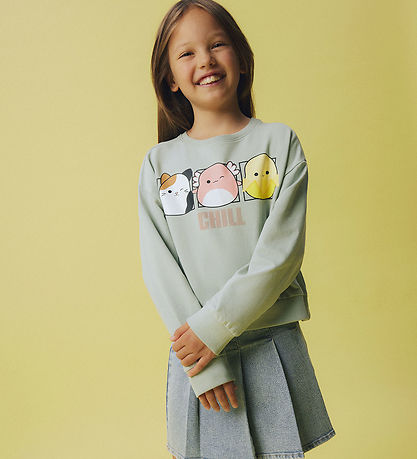 Name It Sweatshirt - NkfMomira - Squishmallows - Aqua Grau