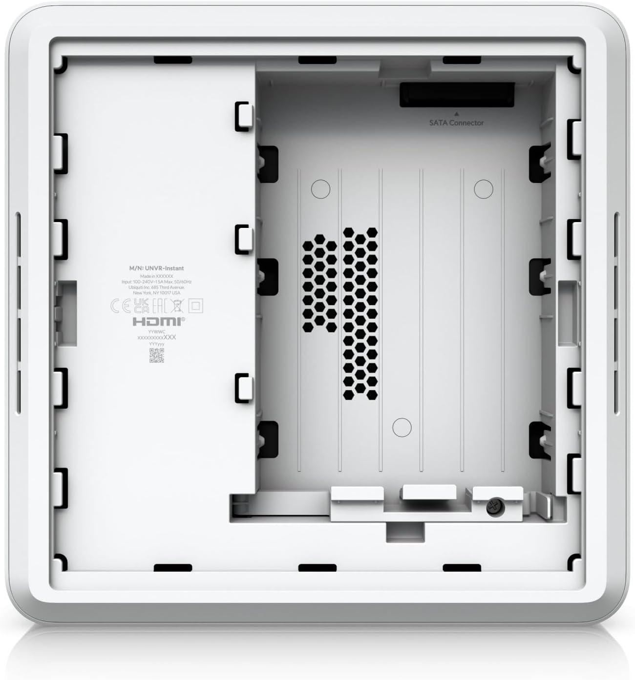 Gravador NVR Ubiquiti Instant 6 Canais 4K PoE Branco - UNVR-INSTANT