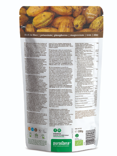 Purasana Vegan Cacao Raw Powder 200GR