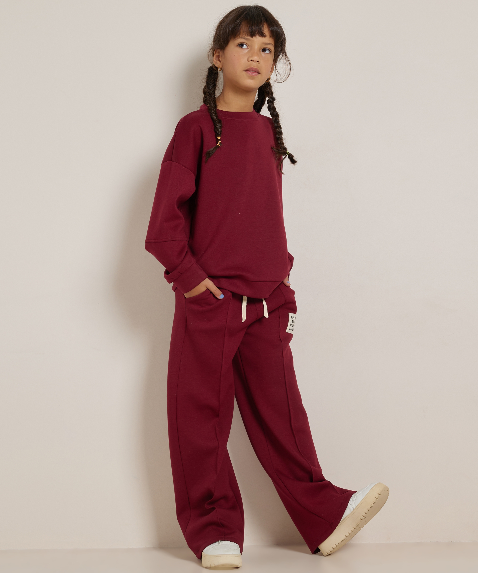 oversized trui met label