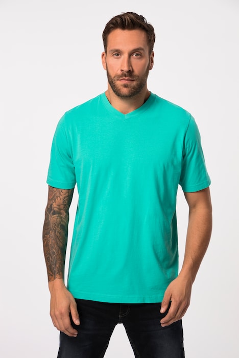 JP 1880 T-Shirt, Basic, V-Ausschnitt, bis 8XL