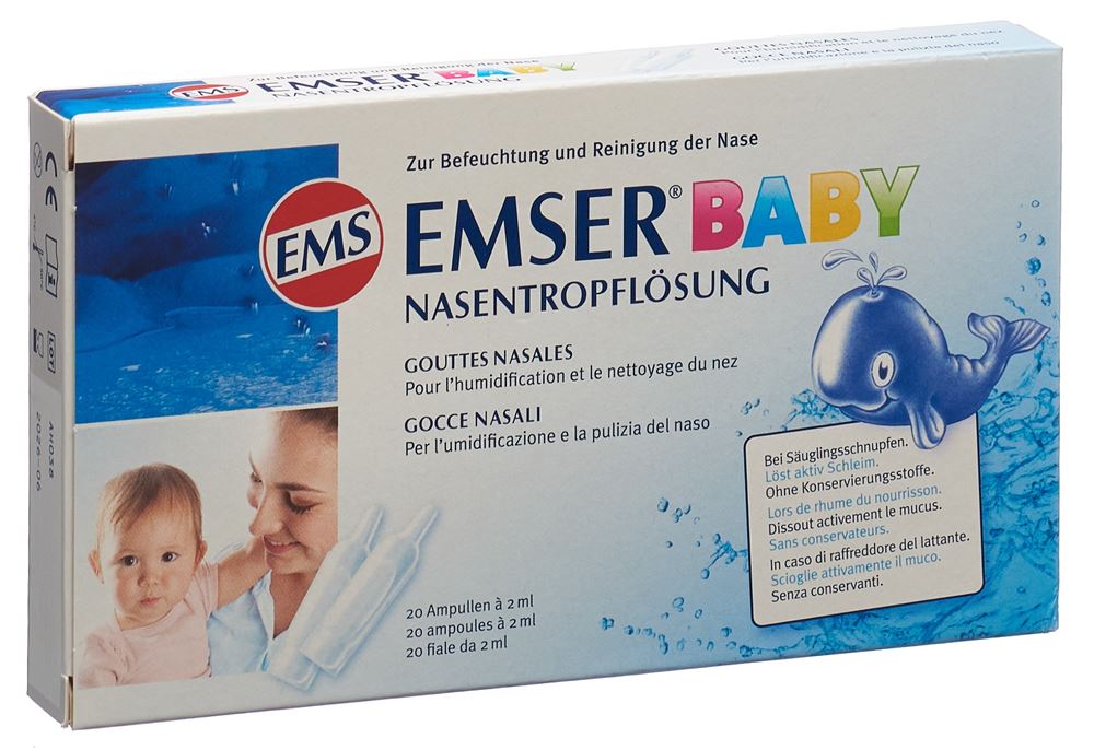 EMSER Baby Nasentropflösung Gtt Nas Amp 2 ml