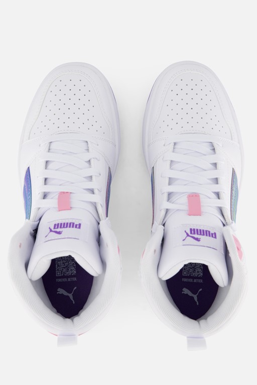 Puma Rebound v6 Mid Bouncy Sky Sneakers wit