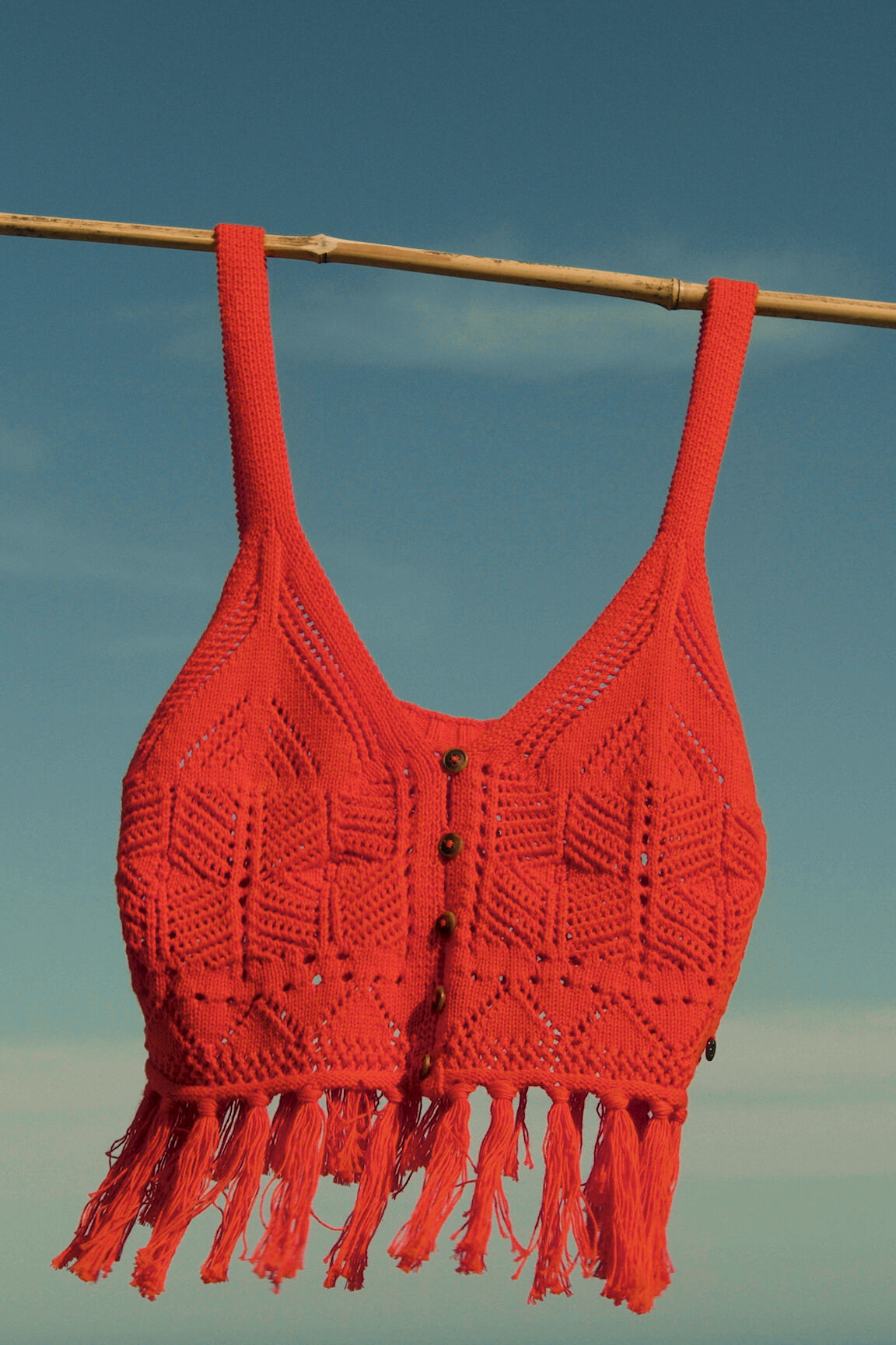 Débardeur court crochet