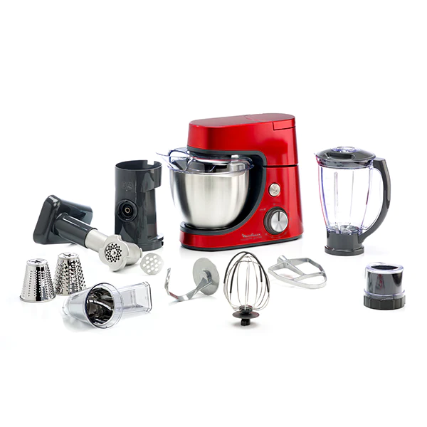 Robot pâtissier Masterchef Gourmet 4,6 L 1100 W rouge Moulinex