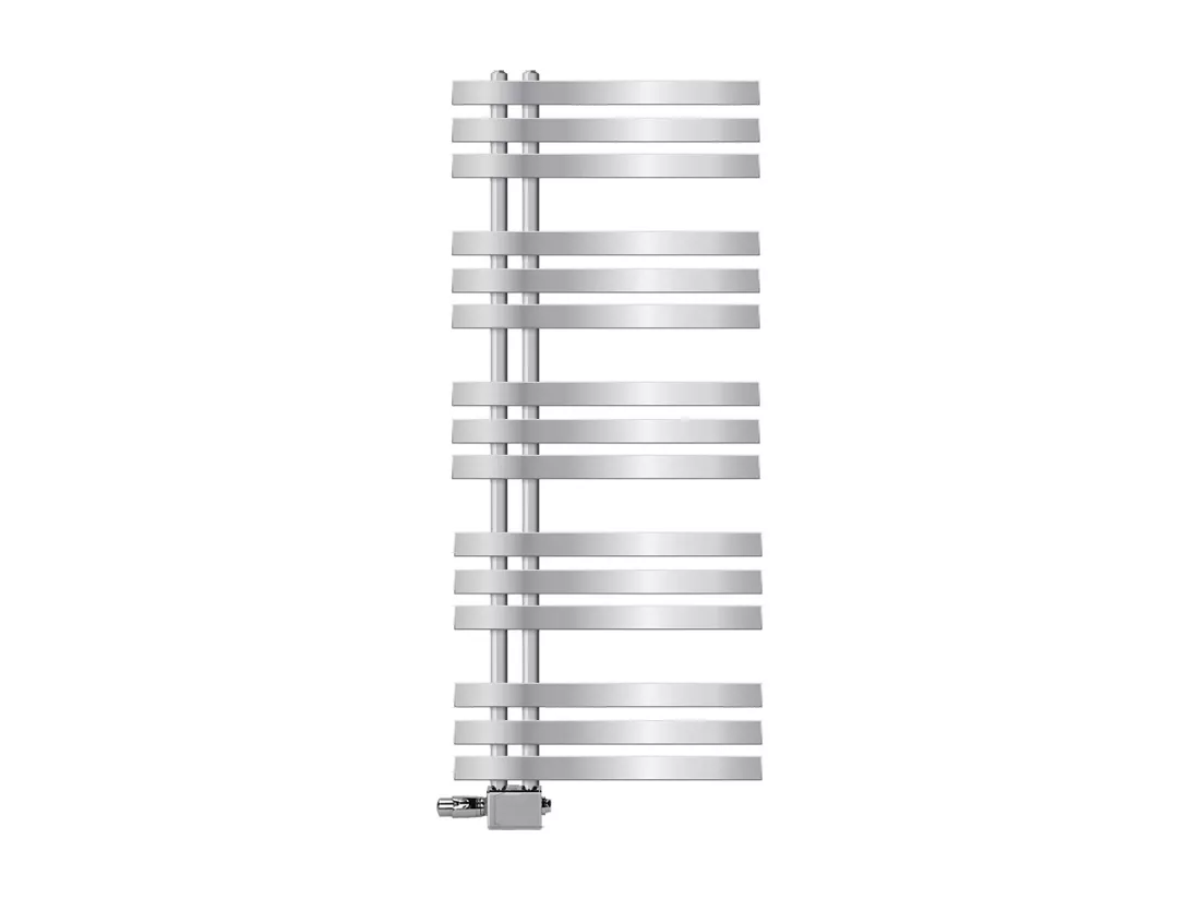 Radiateur sèche-serviettes chrome avec raccordement universel 50x120 cm