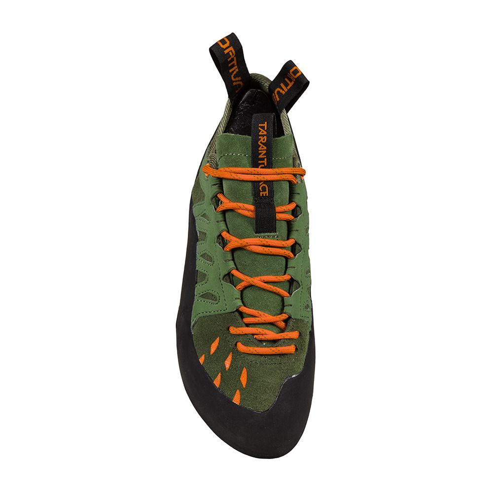 La Sportiva TARANTULACE - Chaussons d'escalade Homme olive/tiger