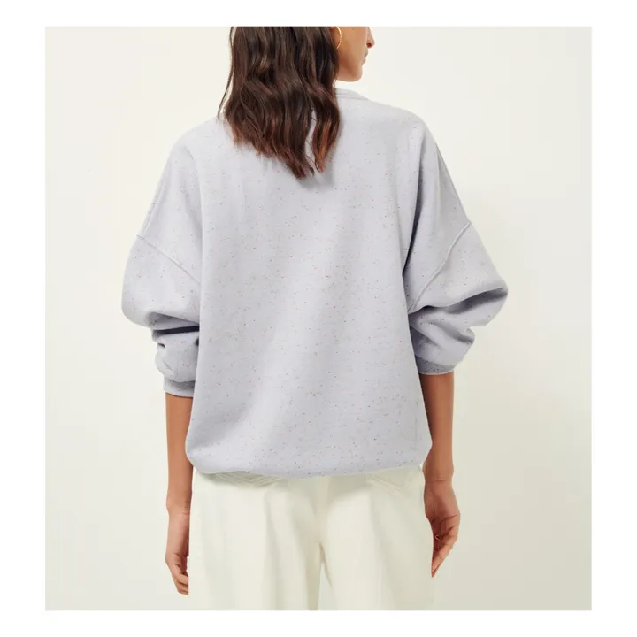 Sessùn Sweat Oversize Chebbi | Violet chiné