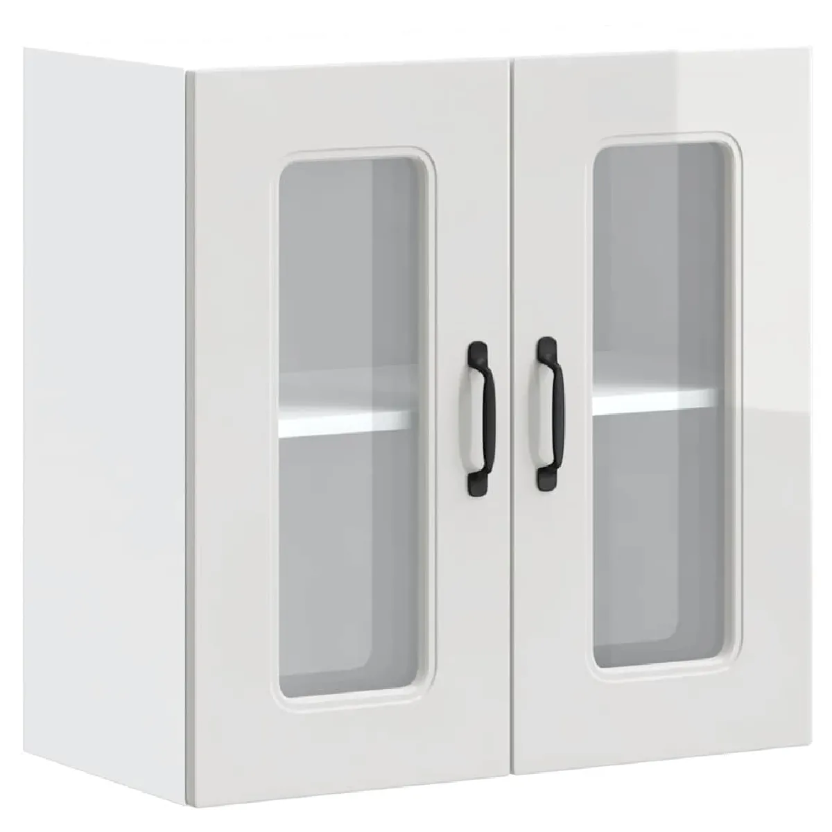 VidaXL Armoire murale de cuisine avec porte en verre