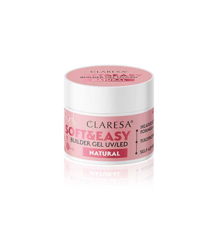Claresa - Gel construtor Soft & Easy - Natural - 12 g
