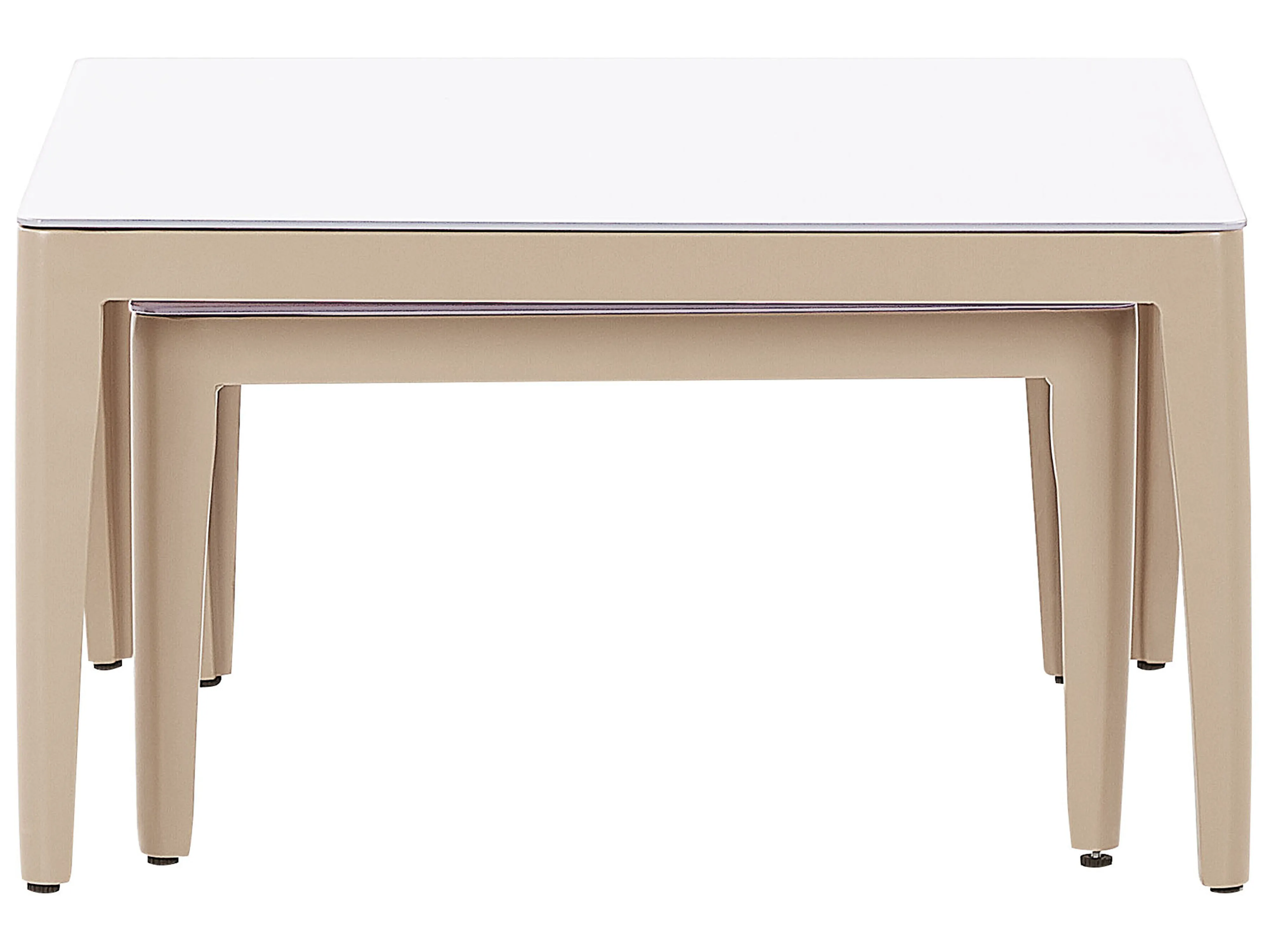 Tuin hoekloungeset met tafel 6-zits RIMA III linkszijdig modulair Metaal Lichtbeige