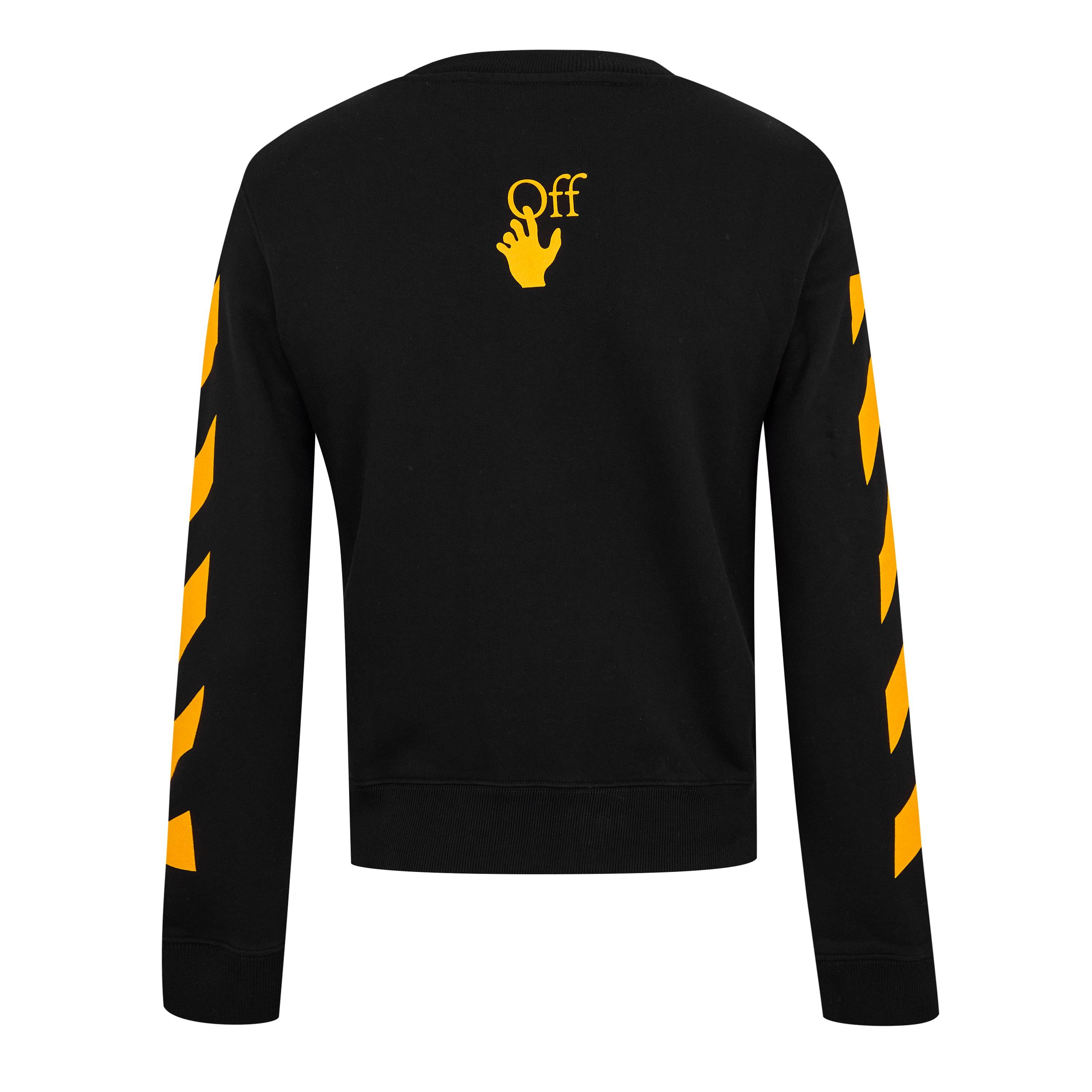 Off White Caravaggio Saint Jerome Writing Print Sweatshirt