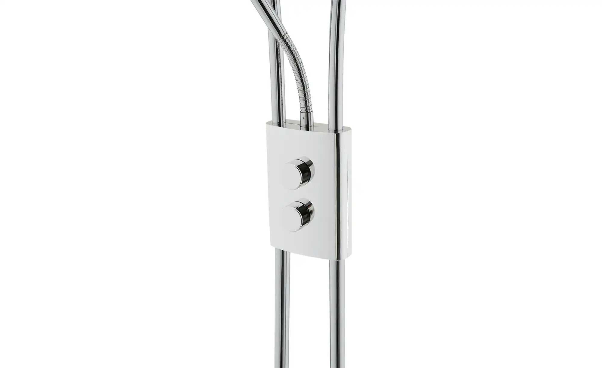 Trio LED-Deckenfluter, 2-flammig, chrom