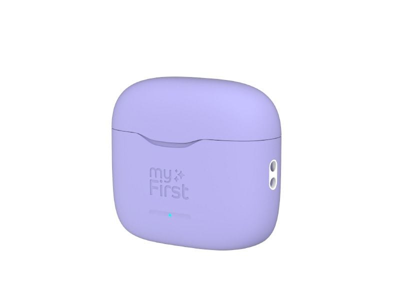 myFirst Kinderkopfhörer CareBuds Hellblau/Rosa/Violett Kindersichere Ohrhörer
