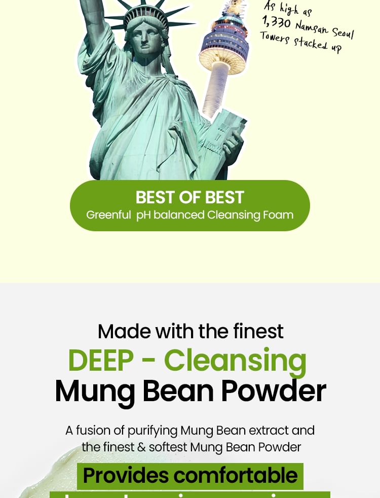 beplain - Mung Bean Ph-gebalanceerde Reinigingsschuim