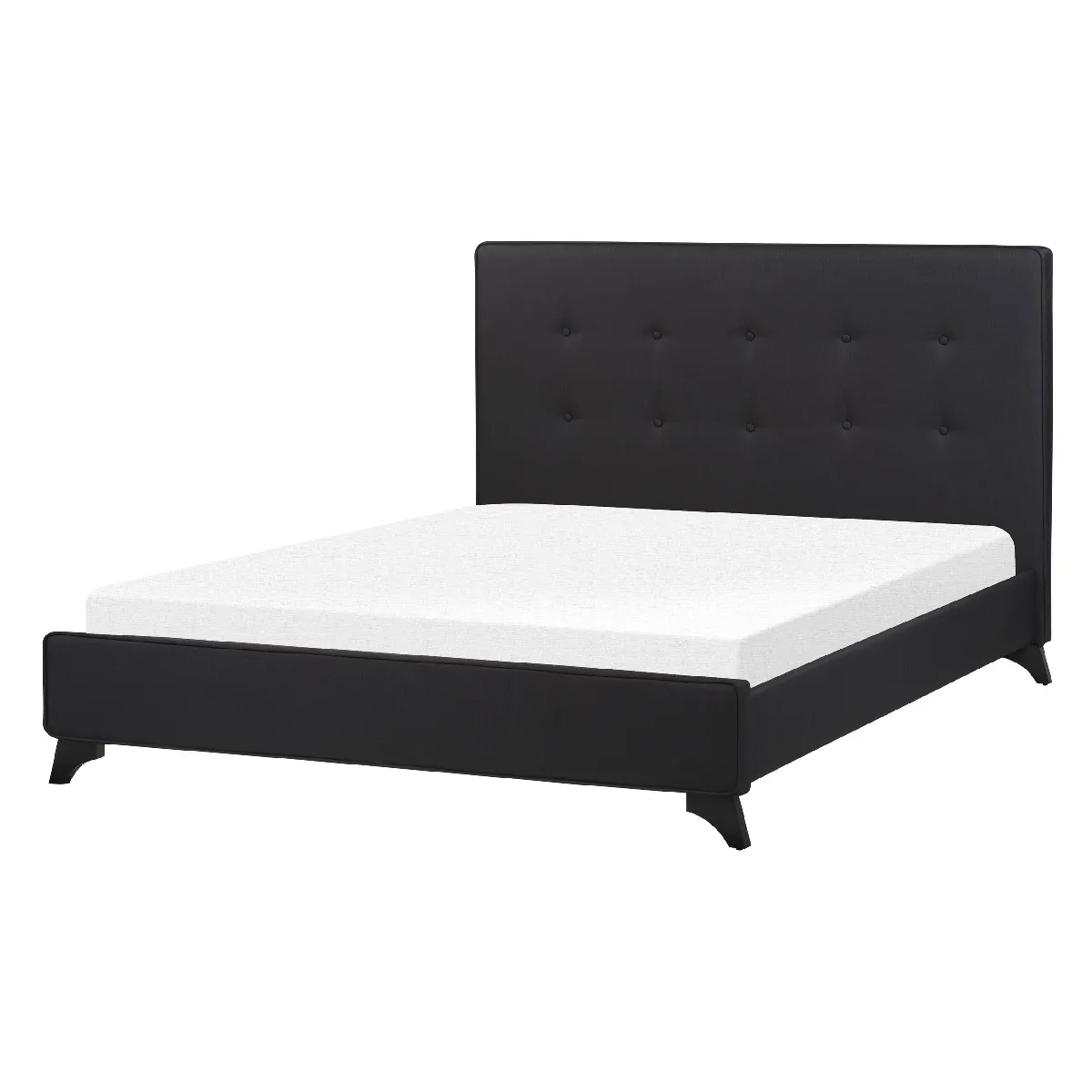 Beliani Lit AMBASSADOR - 140 x 200 cm - Noir