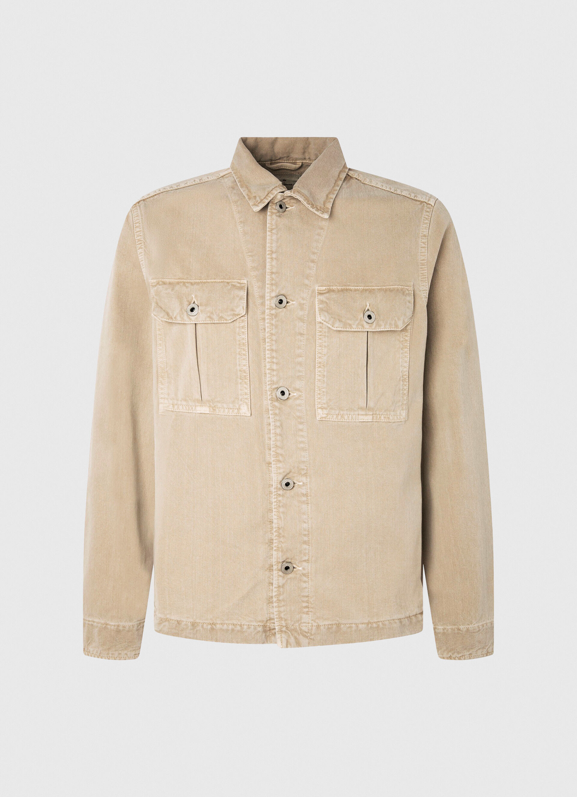 CAMISETA DENIM RELAXED BAILEY - Bege Malte