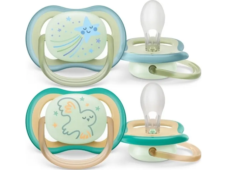Philips AVENT ultra air SCF376/18 sut, Klassisk babysut, Ortodontisk, Silikone, Dreng/Pige, Tåler opvaskemaskine