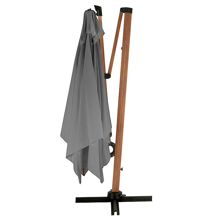 Parasol déporté GoodHome Naya 300 x 300 cm