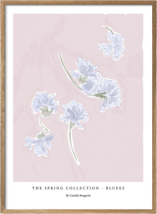 Poster & Frame Camilla Bergqvist - Blues Flerfarvet