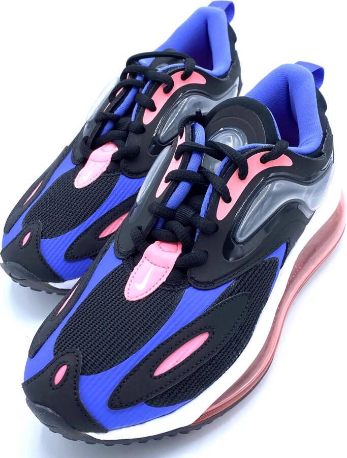 Nike Air Max Zephyr Kinderschoen Black Sapphire Sunset Pulse Metallic Silver Kind