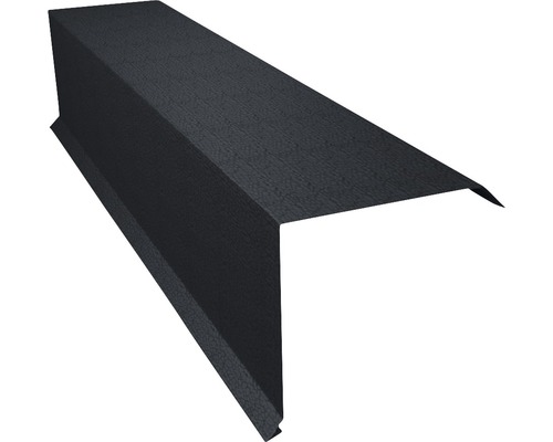 PRECIT Kantenhoek voor Metalen Dakpannen Big Stone Grafietgrijs RAL 7024 2000 mm x 95 mm x 100 mm
