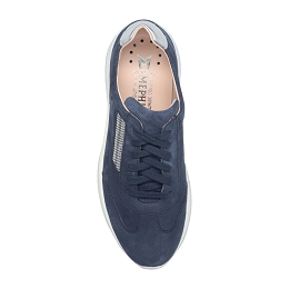 rose  NUBUCK velc.p 12295/magic argent  Marine