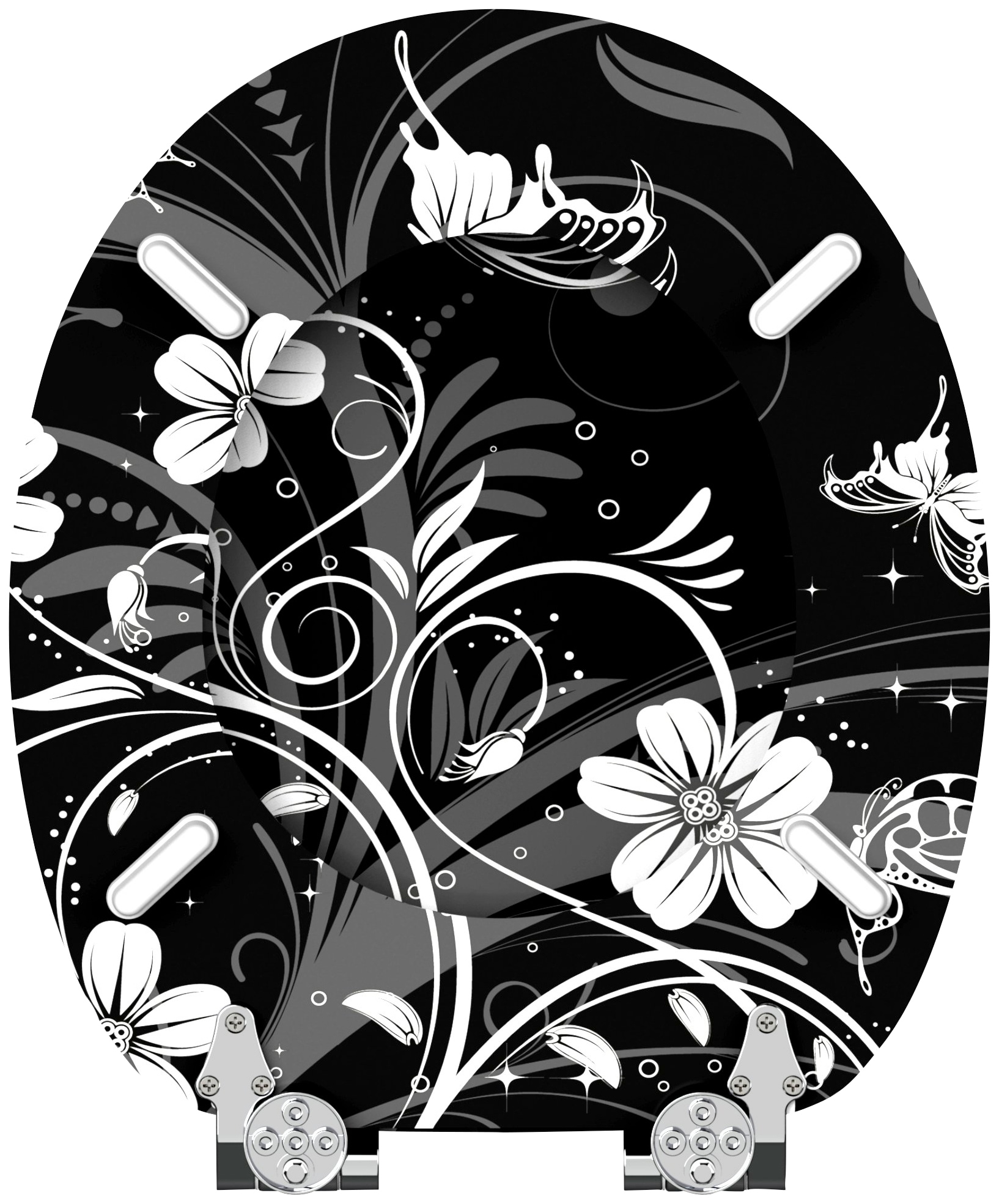 Sanilo WC-Sitz »White Flower« mit Absenkautomatik