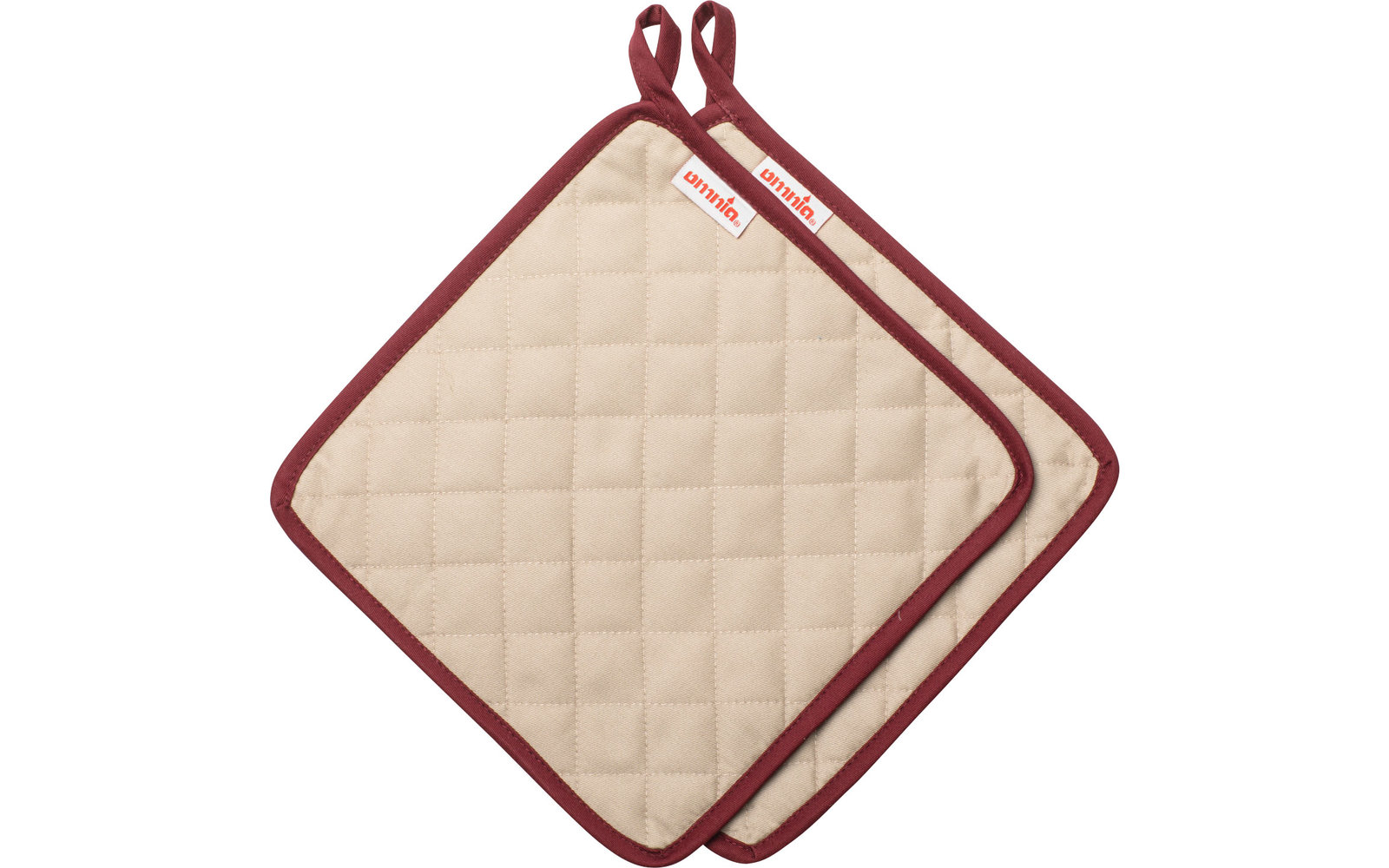 Omnia Topflappen für Campingbackofen 2 Stück