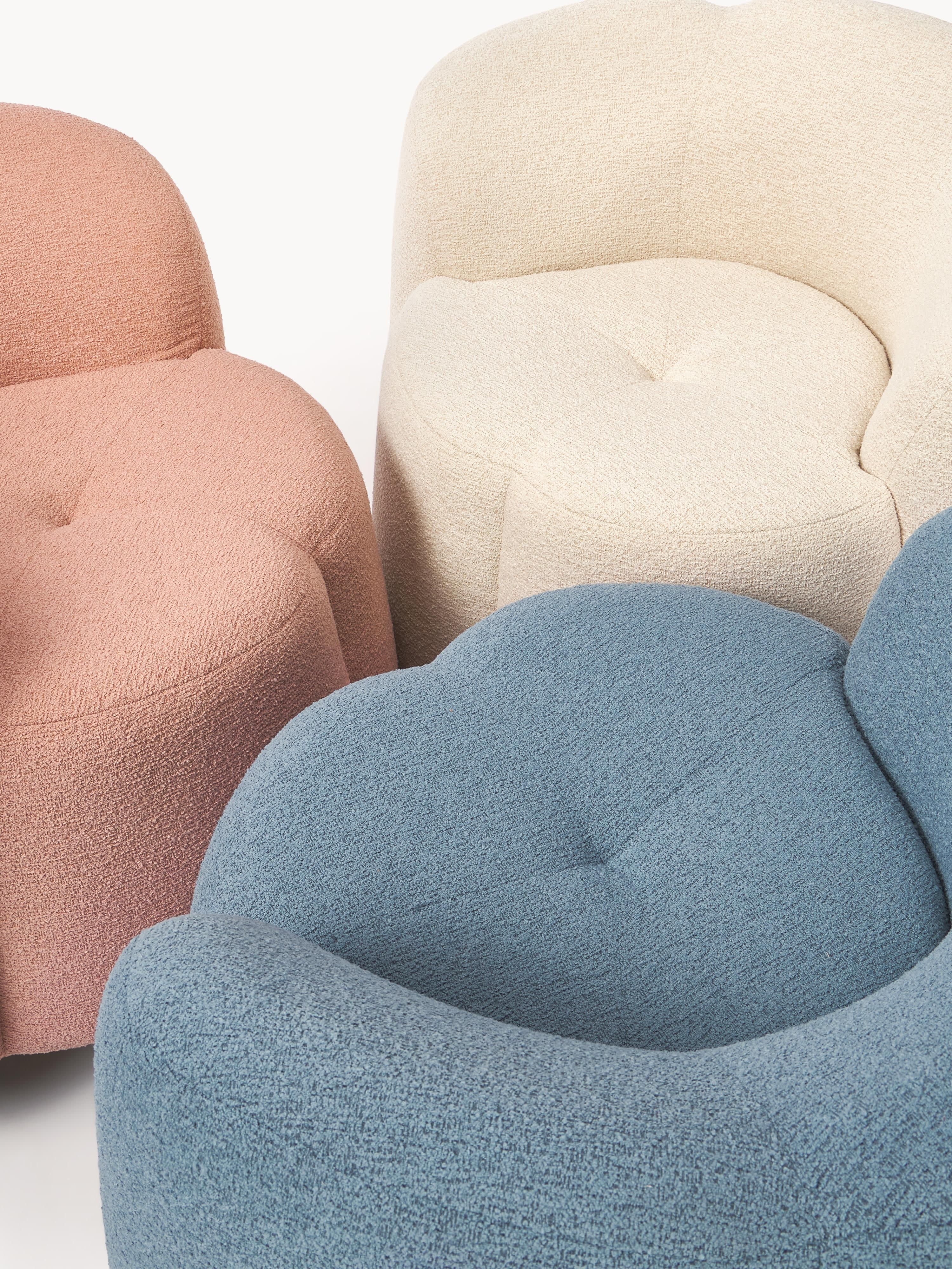 Bouclé loungefauteuil Fleur