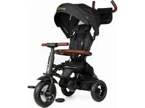 Qplay Qplay trehjulet cykel Rito Deluxe Gummi Sort