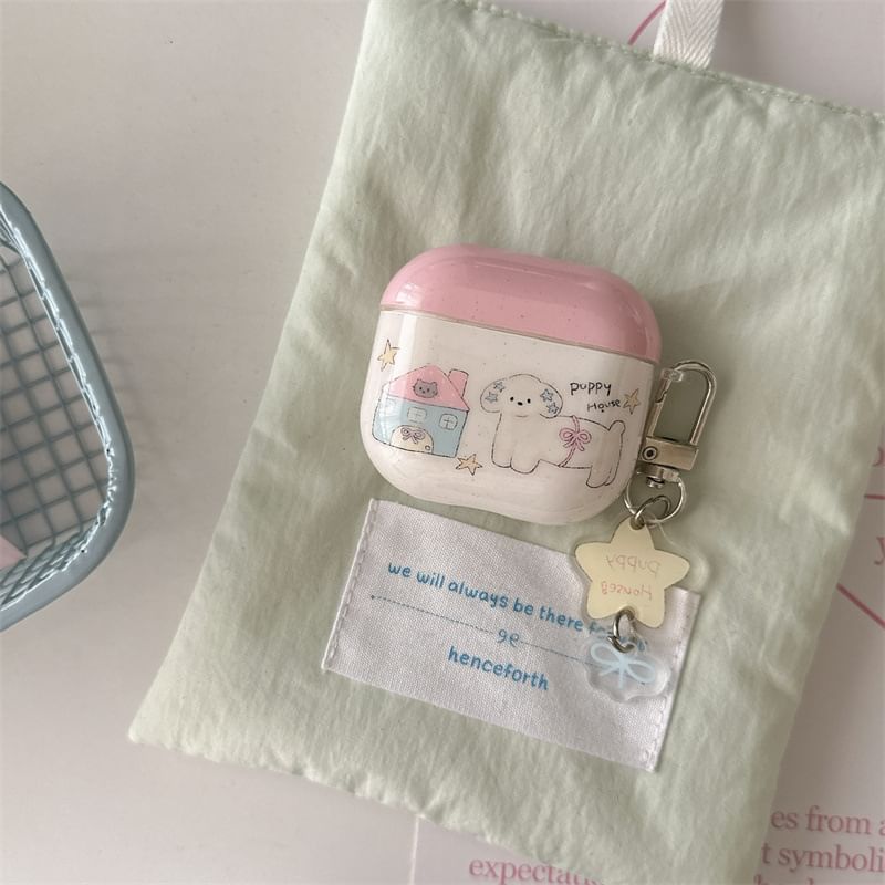 Elliure - Hond Apple AirPods / Pro oordopjeshoesje / bedel / set