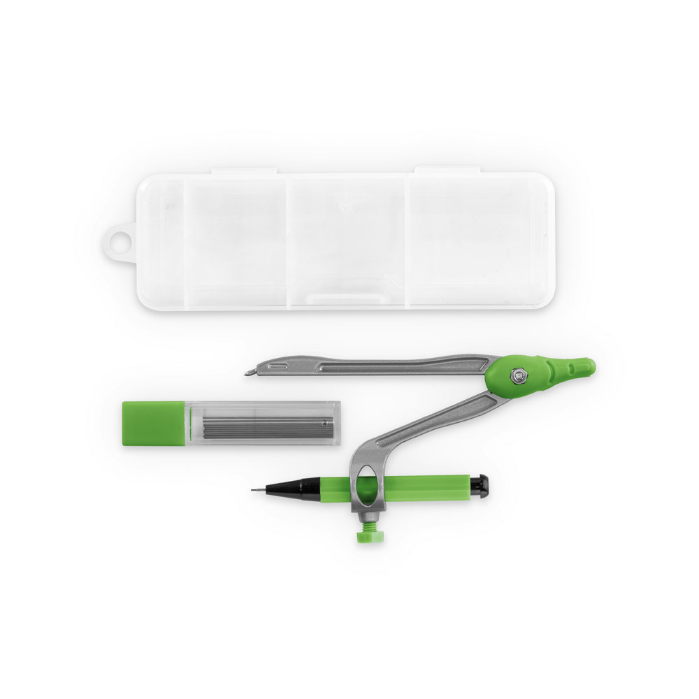 hi!dea 93575 - Set de géométrie dans un étui en PP