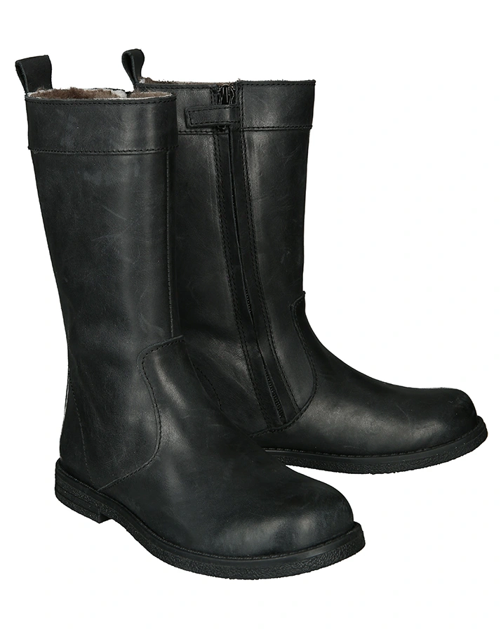 Winterstiefel BEATE LAMB gefüttert in schwarz