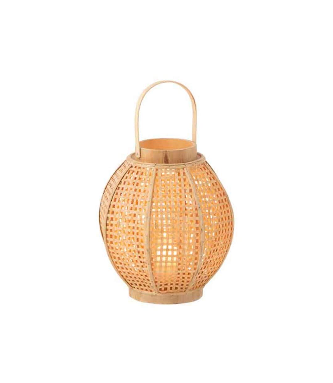 Paris Prix - Lanterne En Bambou fernando 34cm Naturel