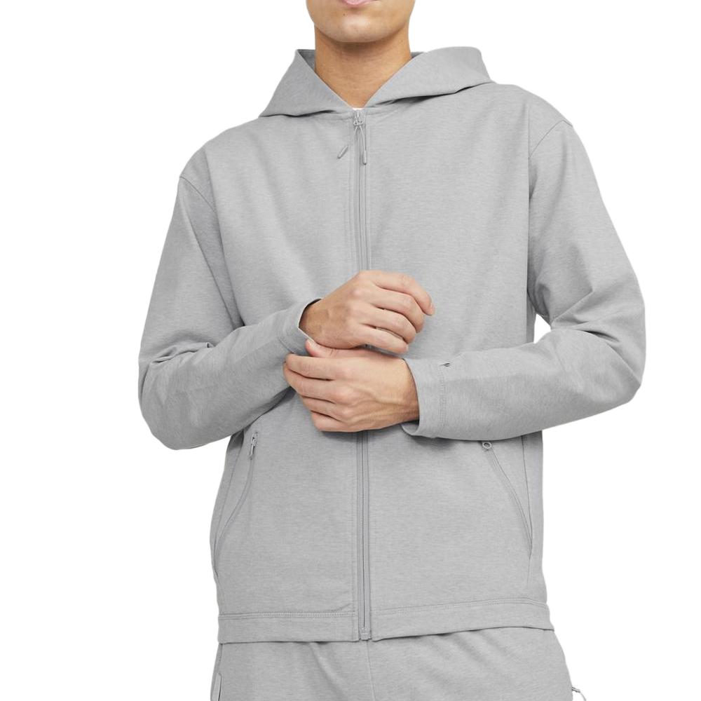 Jack & Jones Sweat Gris à capuche Homme Jack & Jones Cloud