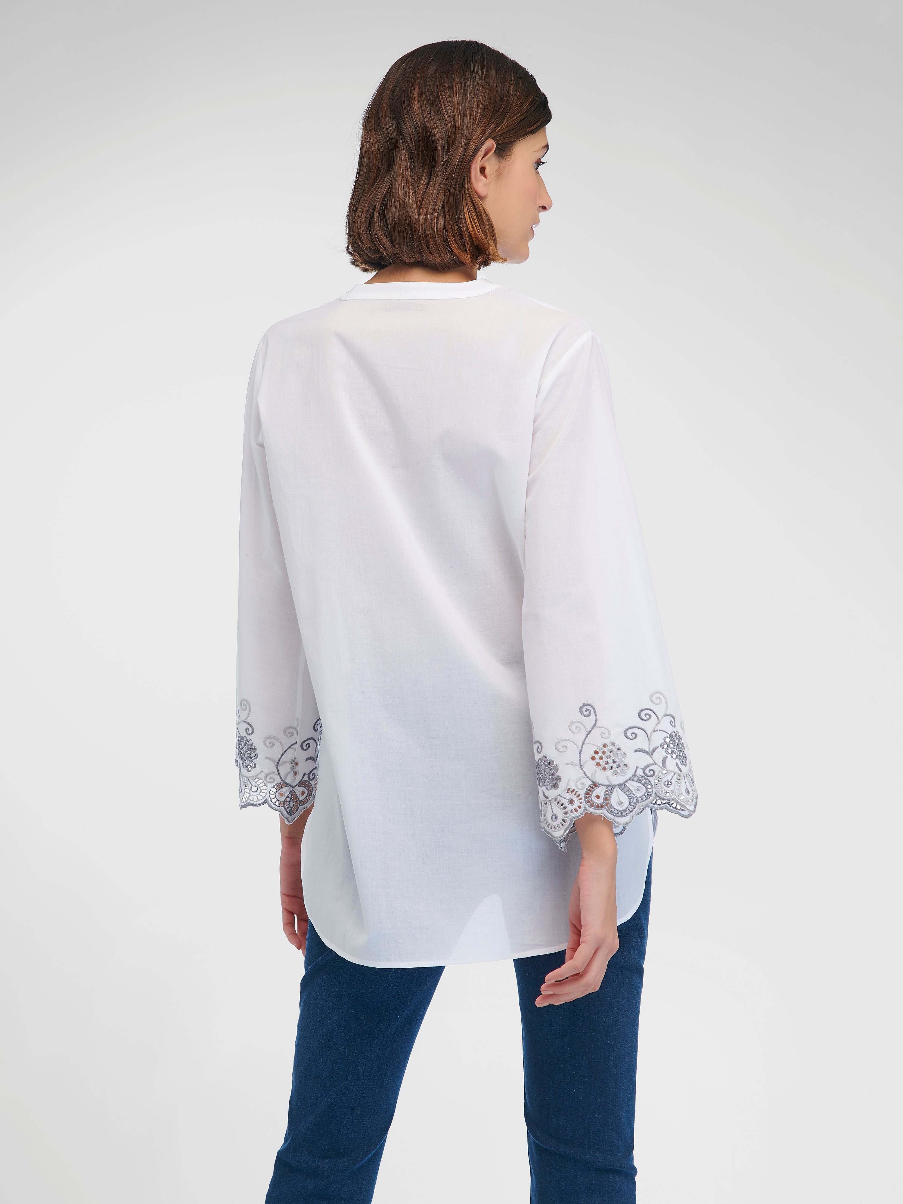 Bluse mit 3/4-Arm