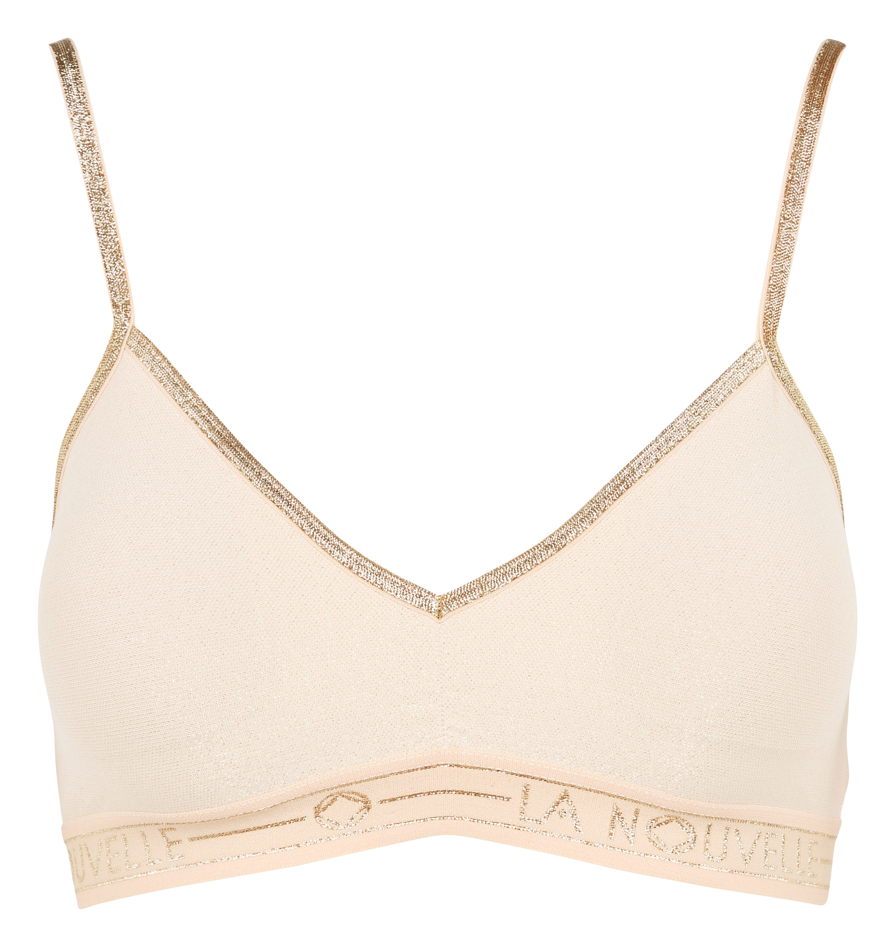 Georgia - Brassière triangle avec coques | Beige