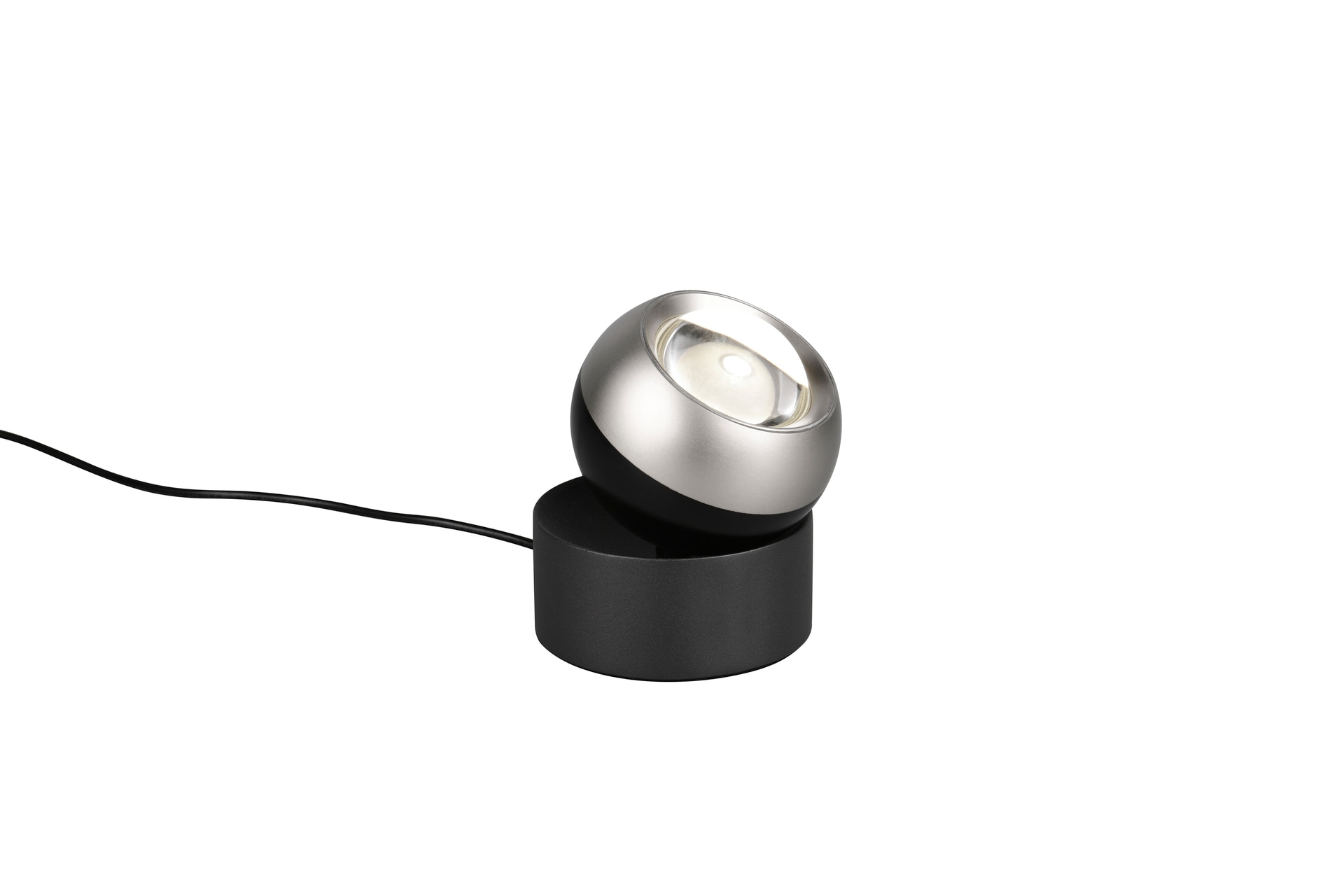 TRIO LED Tischlampe TRS ORBIT nickelfarbig