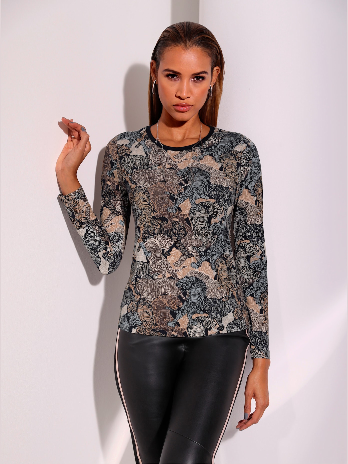 T-shirt à manches longues viscose