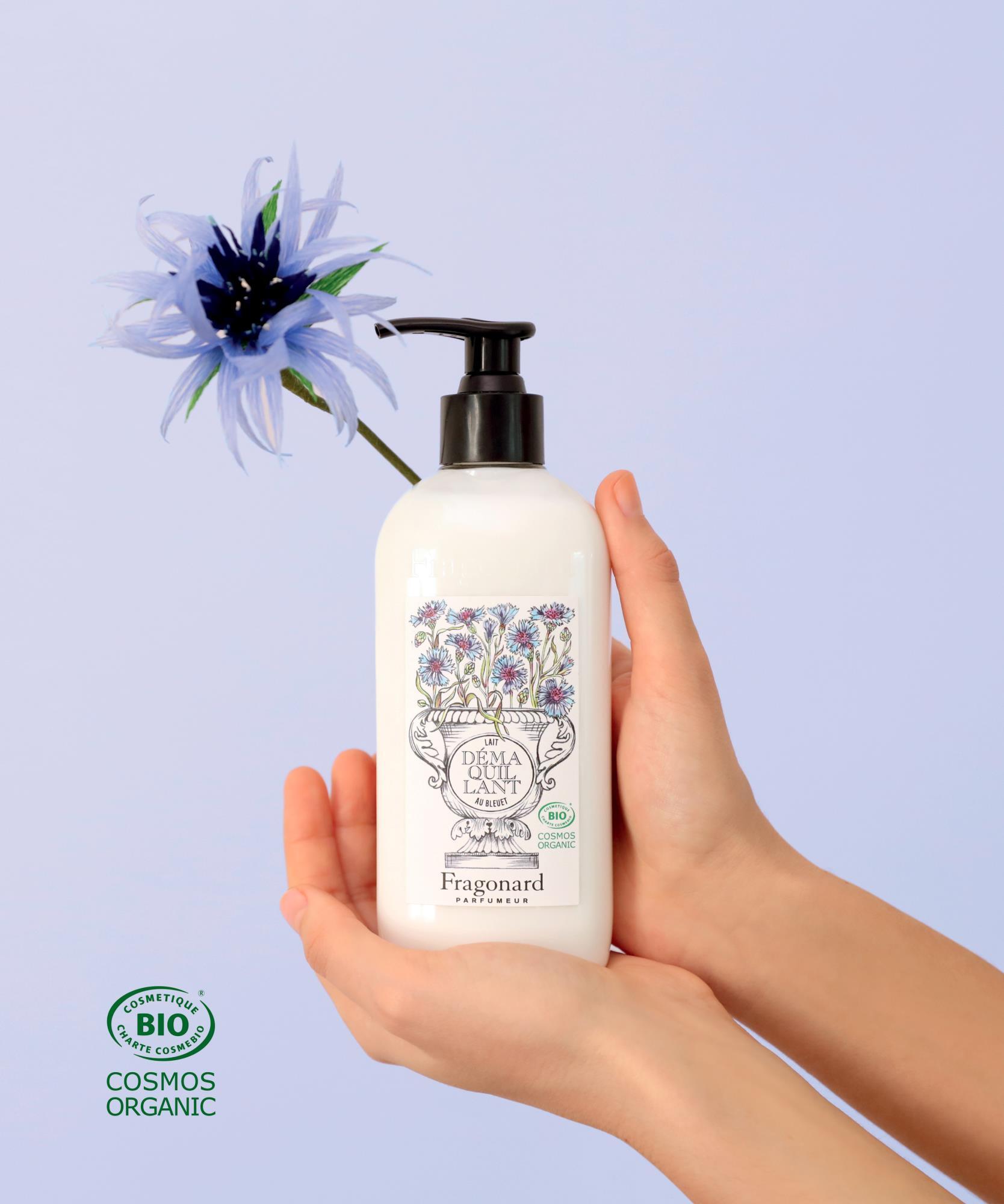 Lait Démaquillant certifié BIO  Bleuet - Flacon pompe 250 ml