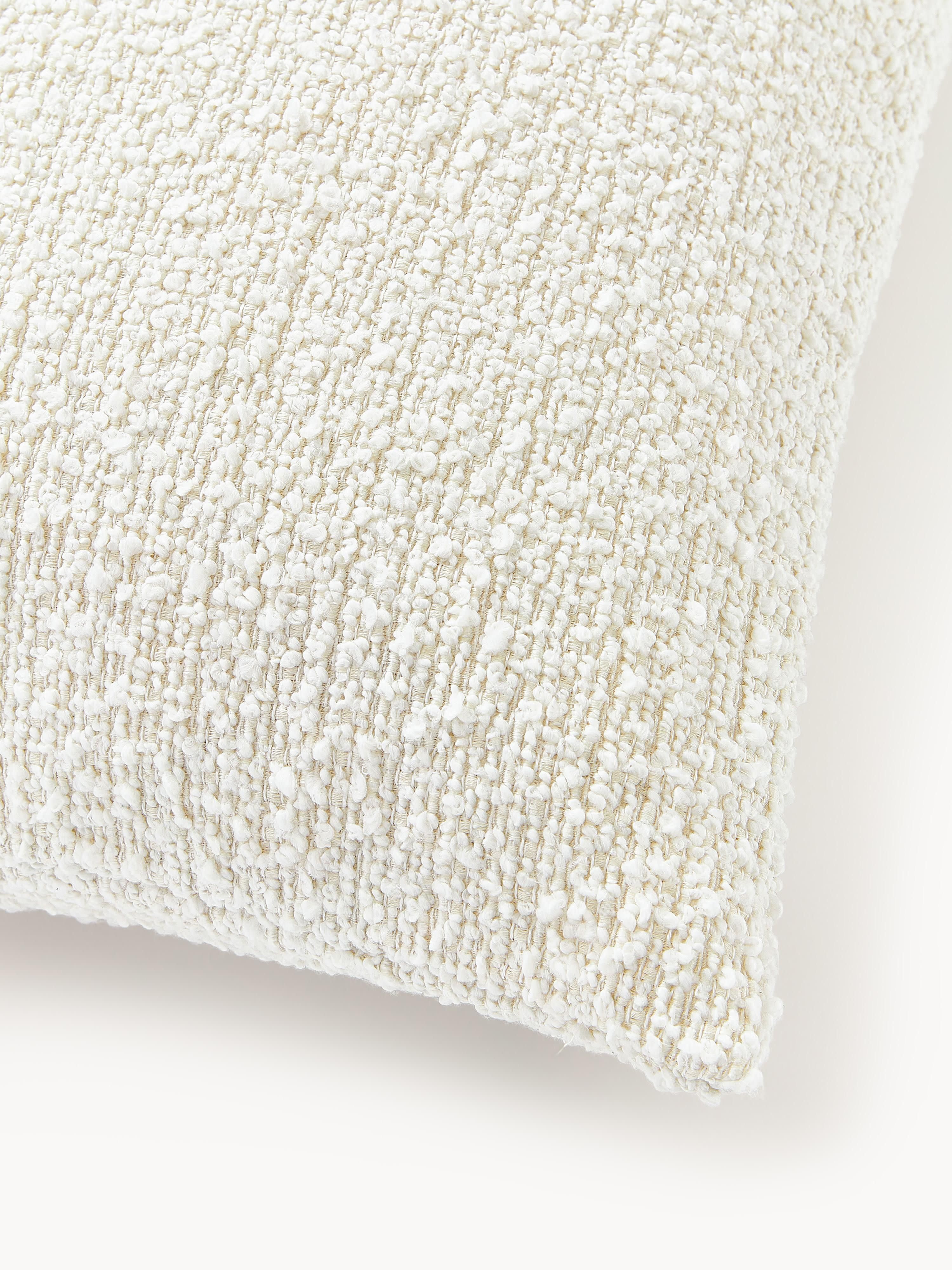 Bouclé kussenhoes Bellamie