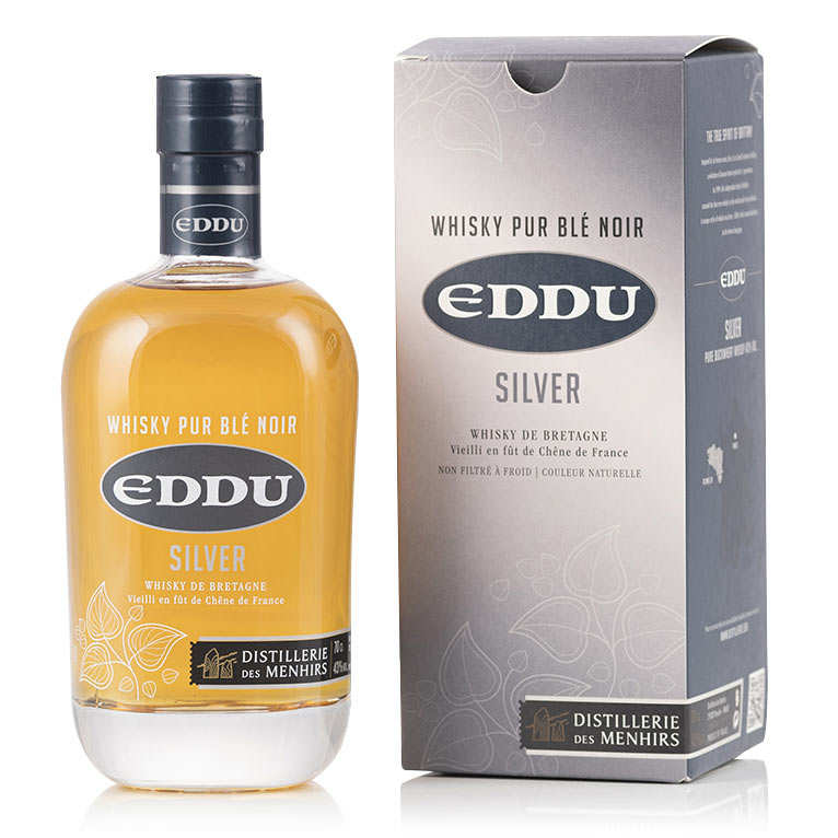 Eddu Silver - Whisky breton pur blé noir 43%