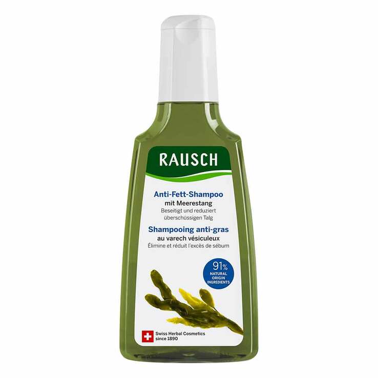 Rausch Anti-Fett-Shampoo mit Meerestang, 200 ml