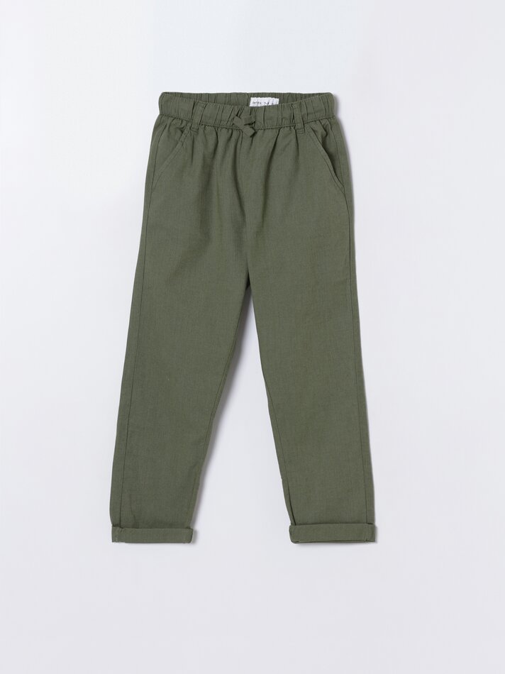 Calça jogger rústica - Cáqui