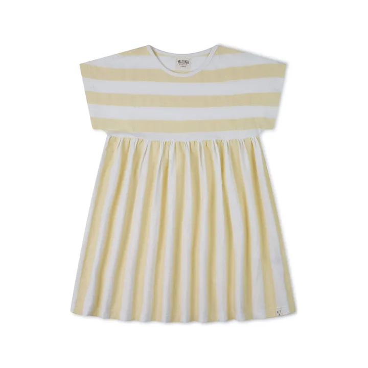 Matona Robe Skater Vichy | Jaune
