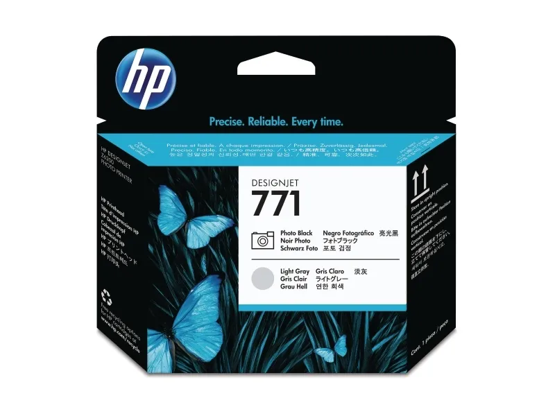 Printhoved HP 771 CE020A, Sort/Grå