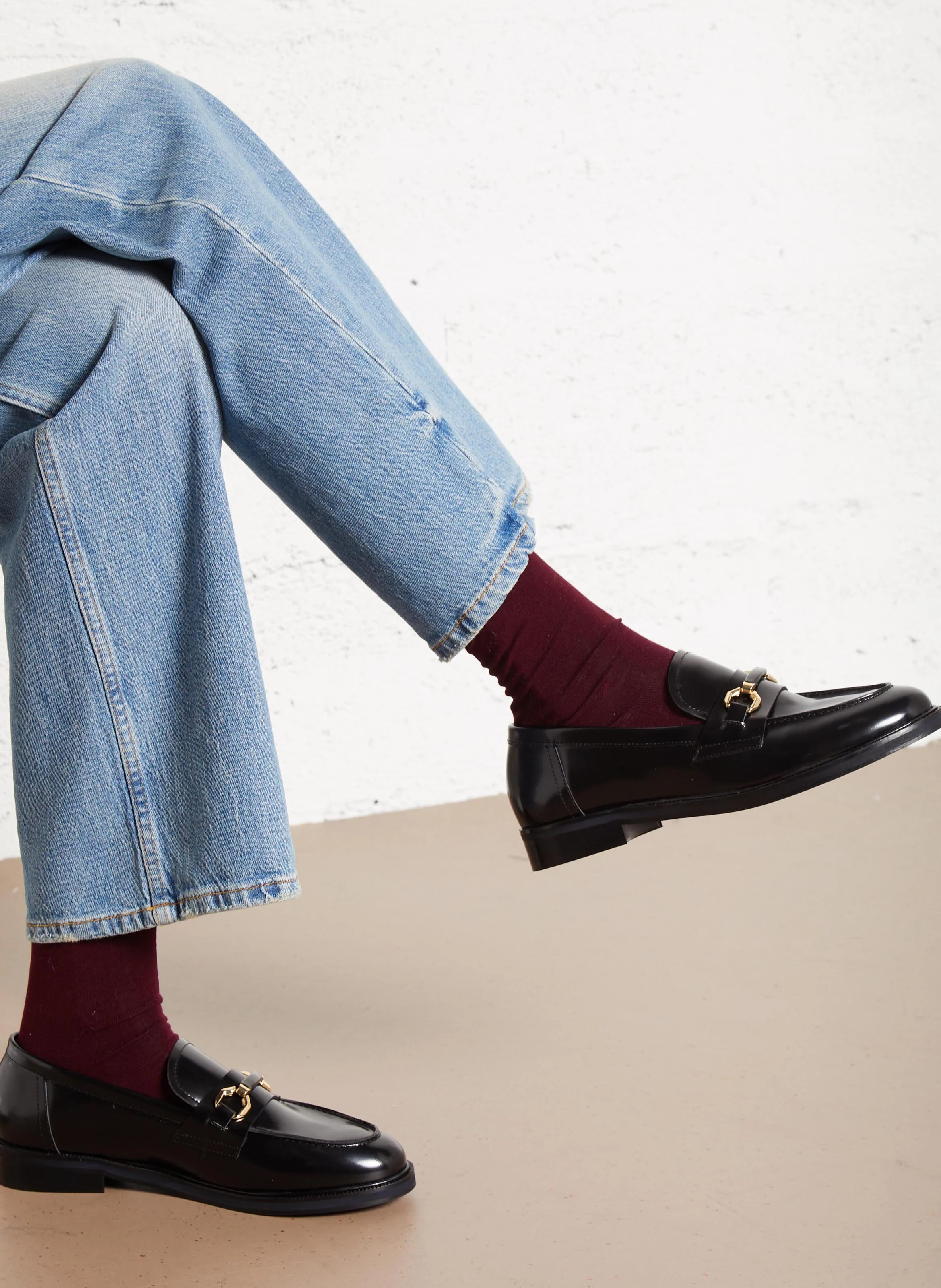 DROP - Mocassins en cuir | Noir