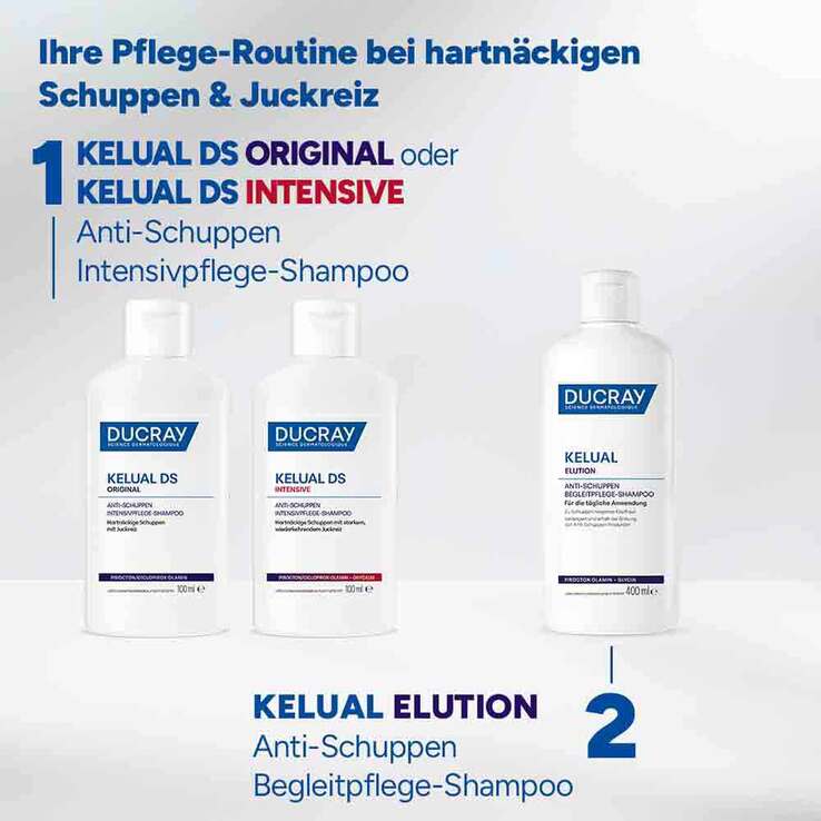 Ducray Kelual Elution Begleitpflege-Shampoo, 400 ml